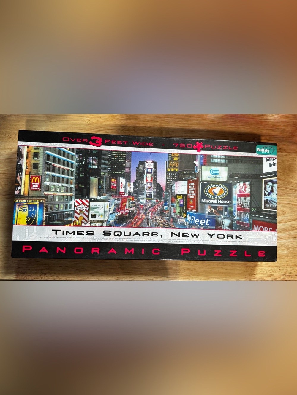 Buffalo Times Square NYC Panoramic Puzzle 765pc